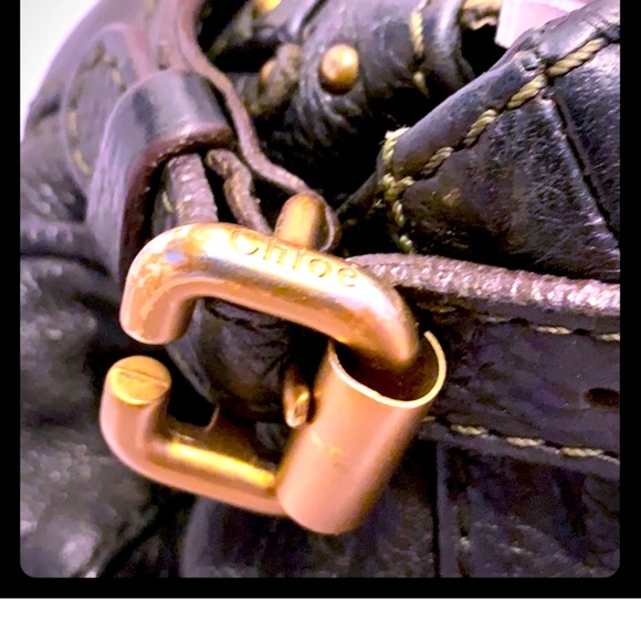 FINAL Chloe Black Paddington Padlock Leather Bag - Picture 9 of 16